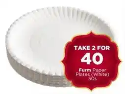 Check Star Furm Paper Plates (White) offer
