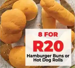 Food Lover's Market Hamburger Buns or Hot Dog Rolls offer