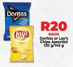 Food Lover's Market Doritos or Lay's Chips Assorted offer