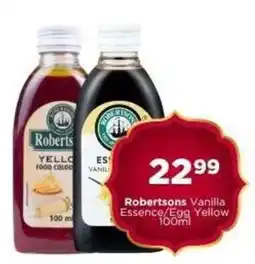 Check Star Robertsons Vanilla Essence/Egg Yellow offer