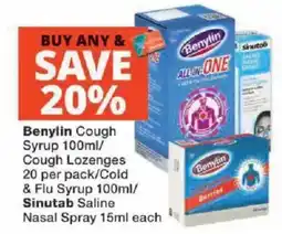 Checkers Benylin Cough Syrup offer