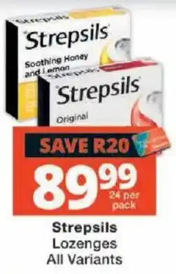 Checkers Strepsils Lozenges offer