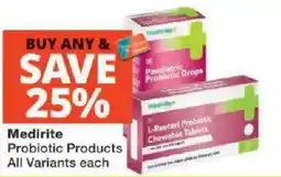 Checkers Medirite Probiotic Products offer