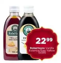 Check Star Robertsons Vanilla Essence/Egg Yellow offer