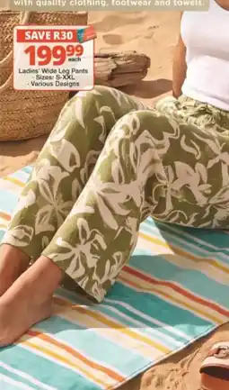 Checkers Hyper Ladies' Wide Leg Pants offer