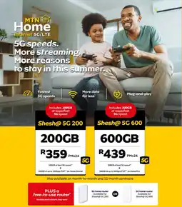 MTN Shesh@ 5G 200 offer