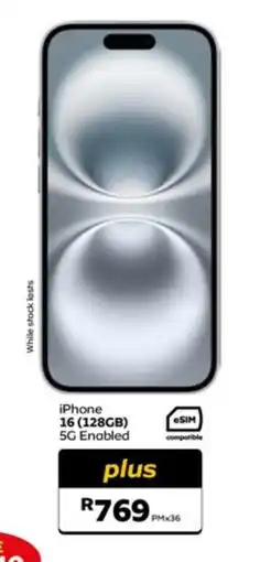 MTN iPhone 16 (128GB) offer