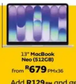 MTN 13" MacBook Neo (512GB) offer
