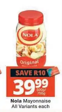 Checkers Nola Mayonnaise offer