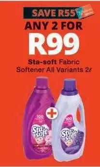 Checkers STA-SOFT FABRIC SOFTENER offer
