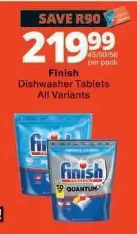 Checkers Finish Dishwasher Tablets offer