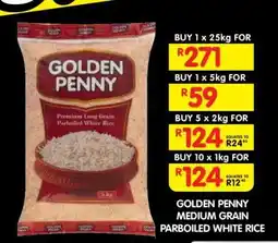 Shoprite GOLDEN PENNY MEDIUM GRAIN PARBOILED WHITE RICE offer