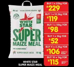 Shoprite WHITE STAR SUPER MAIZE MEAL offer