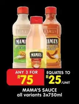 Shoprite MAMA'S SAUCE offer