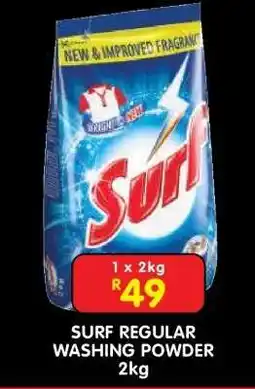 Shoprite SURF REGULAR WASHING POWDER 2kg offer