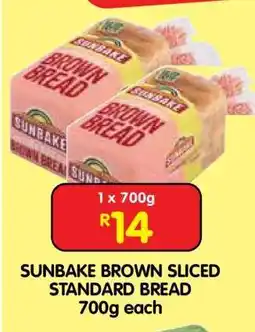Shoprite SUNBAKE BROWN SLICED STANDARD BREAD offer