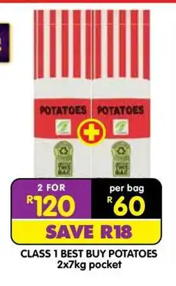 Shoprite CLASS 1 BEST BUY POTATOES offer