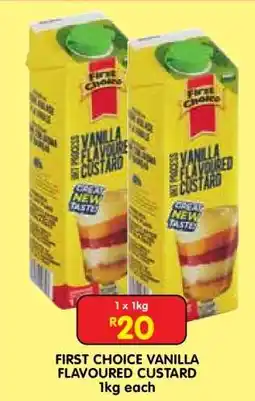 Shoprite First Choice Vanilla Flavoured Custard offer