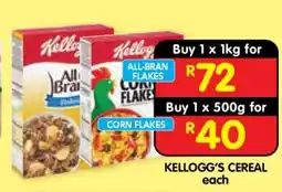 Shoprite Kellogg's Cereal offer