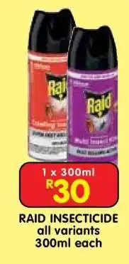 Shoprite RAID INSECTICIDE offer