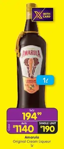 Shoprite AMARULA offer