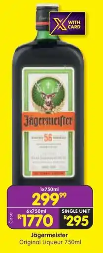 Shoprite Jagermeister offer