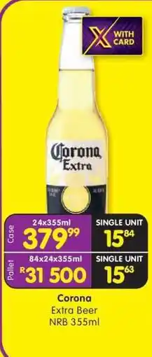 Shoprite Corona Extra Beer NRB 355ml offer