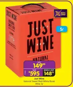 Shoprite Just Wine offer