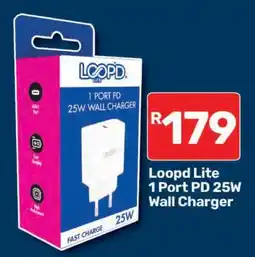 Pick n Pay Loopd Lite 1 Port PD 25W Wall Charger offer