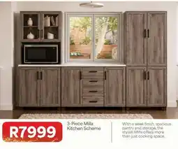 OK Furniture 3-Piece Milla Kitchen Scheme offer