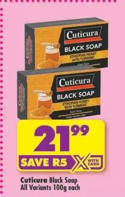 Shoprite Cuticura Black Soap offer