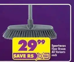 Shoprite Spartacus Floor Broom All Variants offer