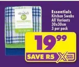 Shoprite Essentials Kitchen Swabs offer