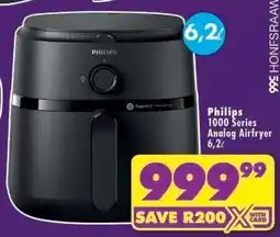 Shoprite Philips 1000 Series Analog Airfryer 6,2ℓ offer