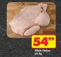 Shoprite Whole Chicken per kg offer