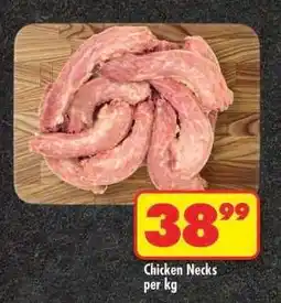 Shoprite Chicken Necks per kg offer