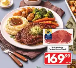 Pick n Pay Bulk Vacuum Packed Rump Steak offer