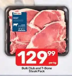 Pick n Pay Bulk Club and T-Bone Steak Pack offer