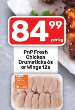Pick n Pay PnP Fresh Chicken Drumsticks 6s or Wings 12s offer