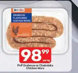 Pick n Pay PnP Grabouw or Chakalaka Chicken Wors offer
