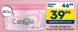 Pick n Pay Canola Margarine Assorted 1kg Tub Each offer