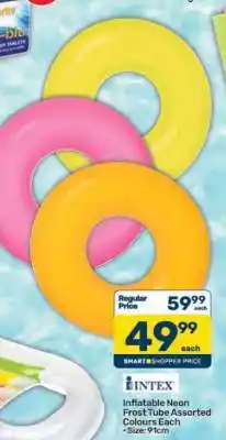 Pick n Pay Intex Inflatable Neon Frost Tube offer