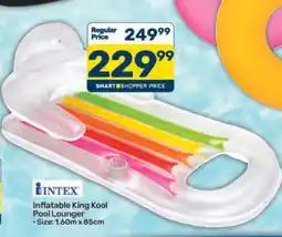 Pick n Pay Intex Inflatable King Kool Pool Lounger offer