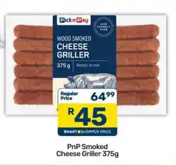 Pick n Pay PnP Smoked Cheese Griller 375g offer