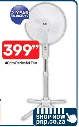 Pick n Pay 40cm Pedestal Fan offer