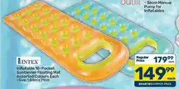 Pick n Pay Intex Inflatable 18-Pocket Suntanner Floating Mat offer