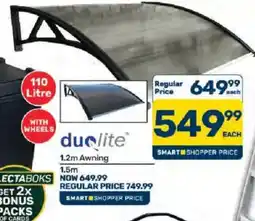 Pick n Pay duolite 1.2m Awning offer