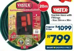 Pick n Pay WATEX Garden Hose with Fittings offer