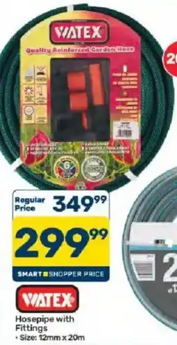 Pick n Pay WATEX Hosepipe with Fittings offer