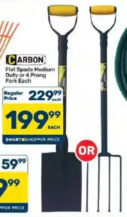 Pick n Pay CARBON Flat Spade Medium Duty or 4 Prong Fork Each offer